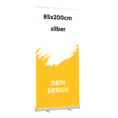 Rollup 85x200cm silber