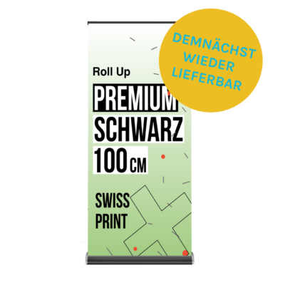 Premium Rollup 100 x 200 cm schwarz