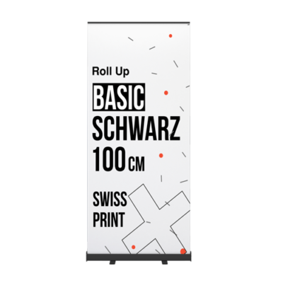 Rollup-Basic-Schwarz-100-cm